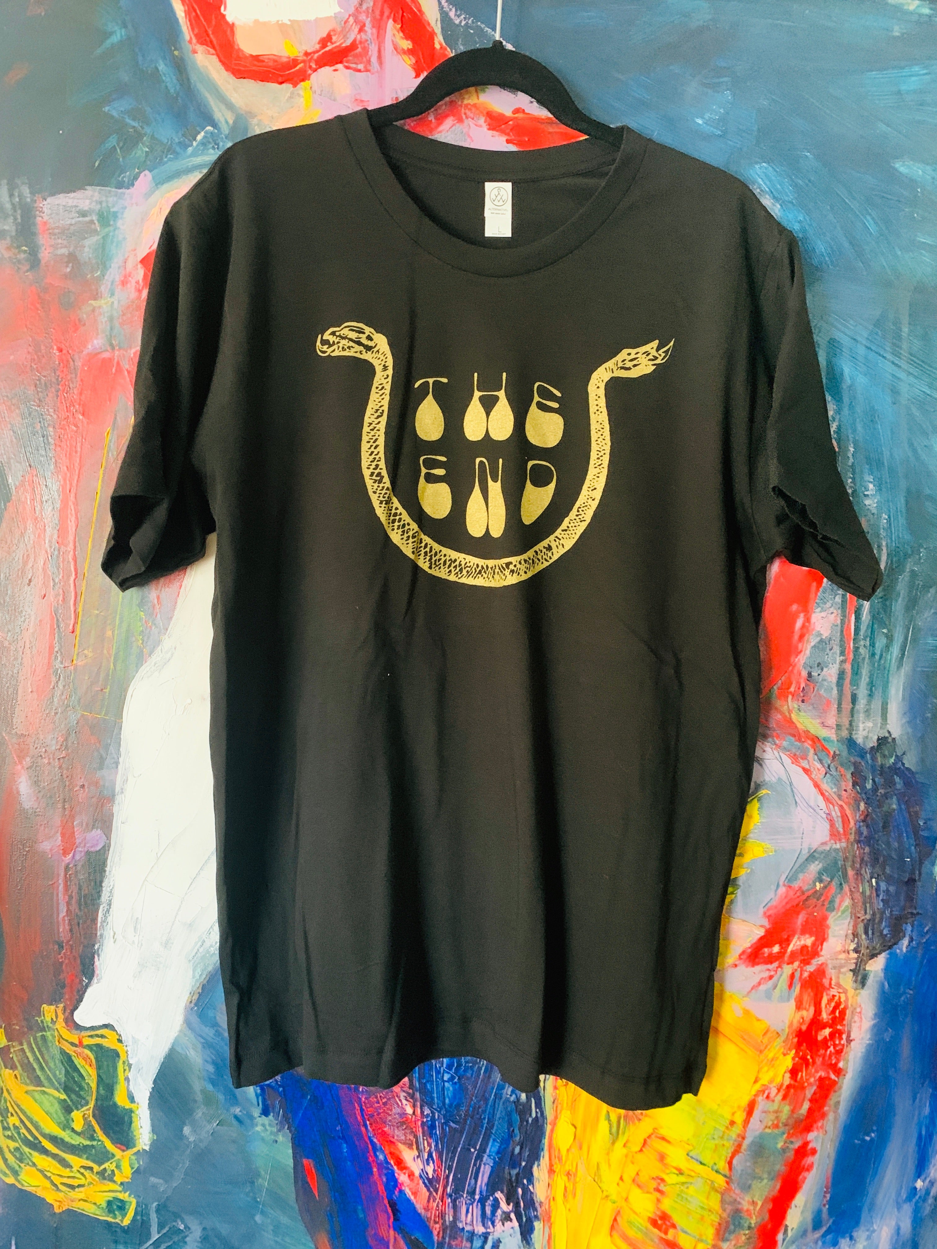 THE END Gold Snake Unisex Tee