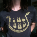 THE END Gold Snake Unisex Tee