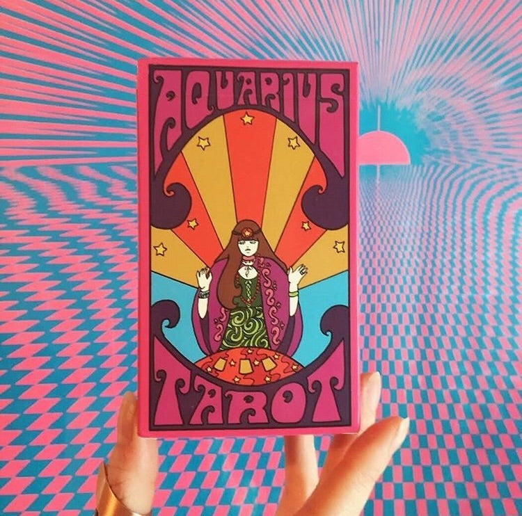 Aquarius Tarot * Psychedelic Hand Drawn Deck