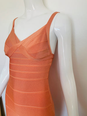 Sexy Designer Coral Bandage Dress