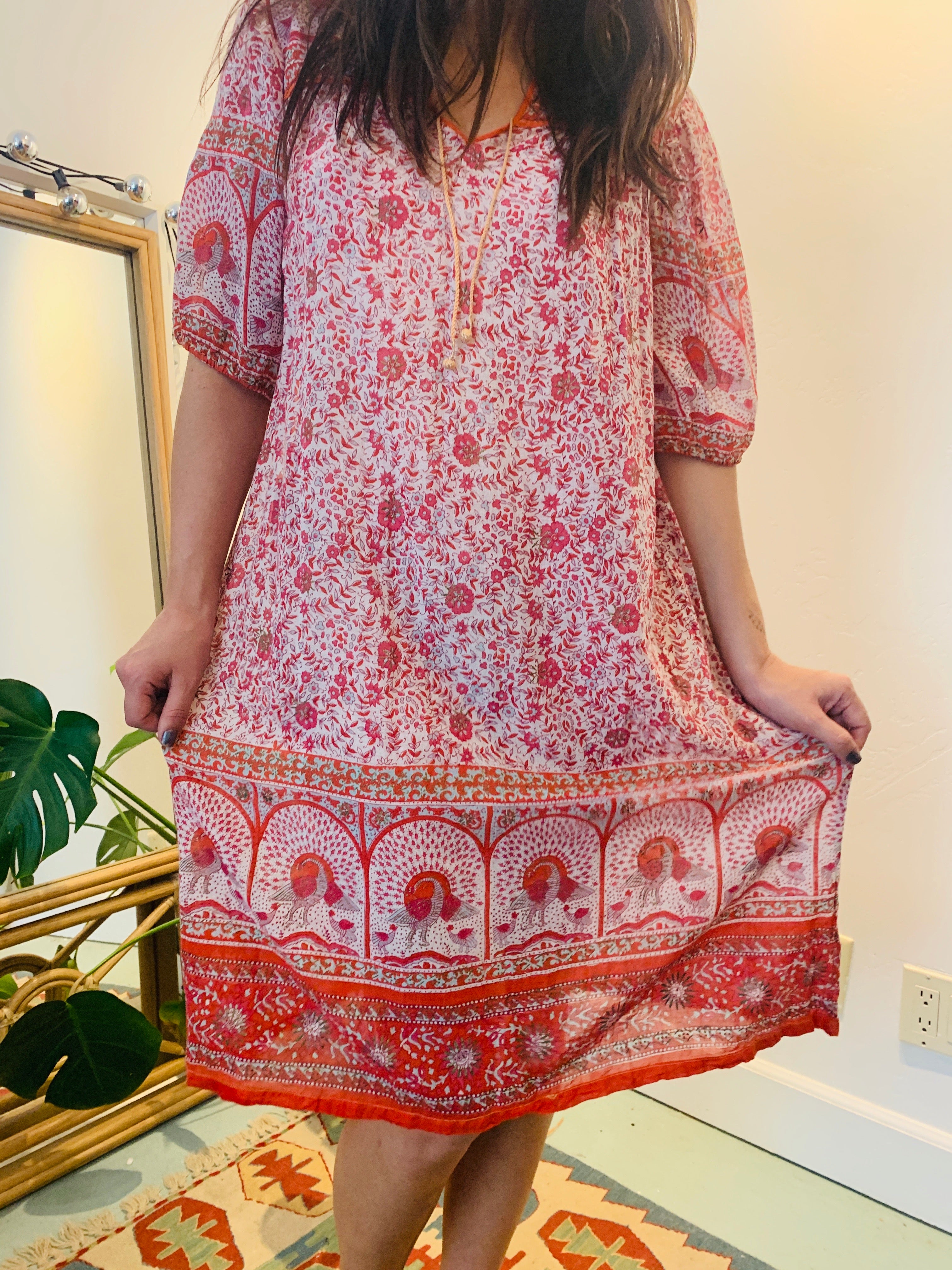Vintage Indian Cotton Dress