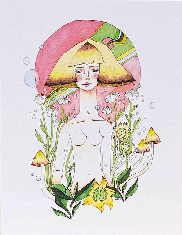 Fungi Goddess Print